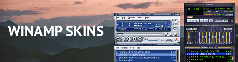 winamp pro skins