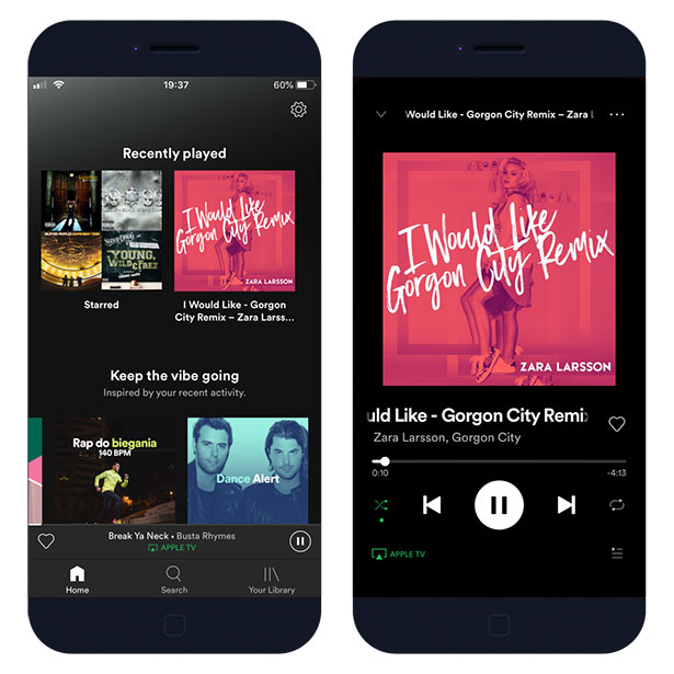 spotify download ios